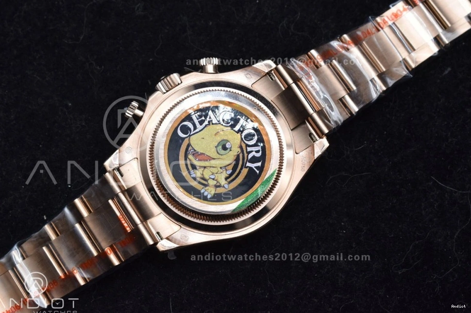 RG on Bracelet Best Dial RG 1:1 Edition QF 116505 Daytona Black SH4130 (Gain Weight) V3 0407